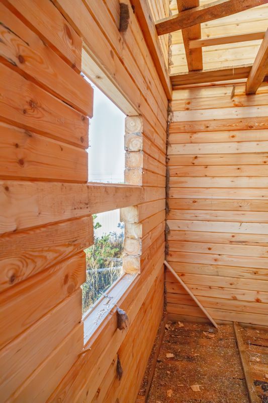 Timber Wall Installation in Kansas City, KS