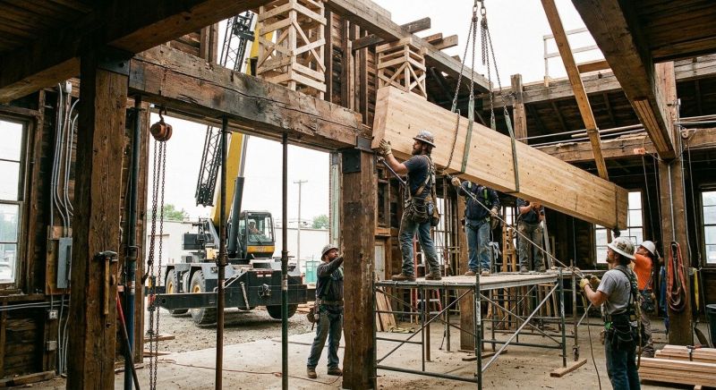 Barn Beam Replacement in Wilmington, NC