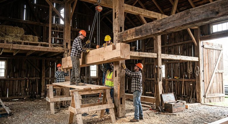 Barn Beam Replacement in Conroe, TX