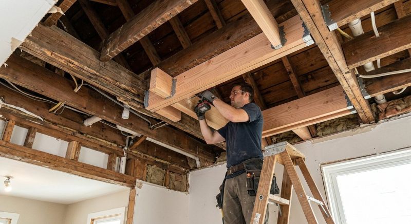 Ceiling Joist Repair in Wilmington, NC