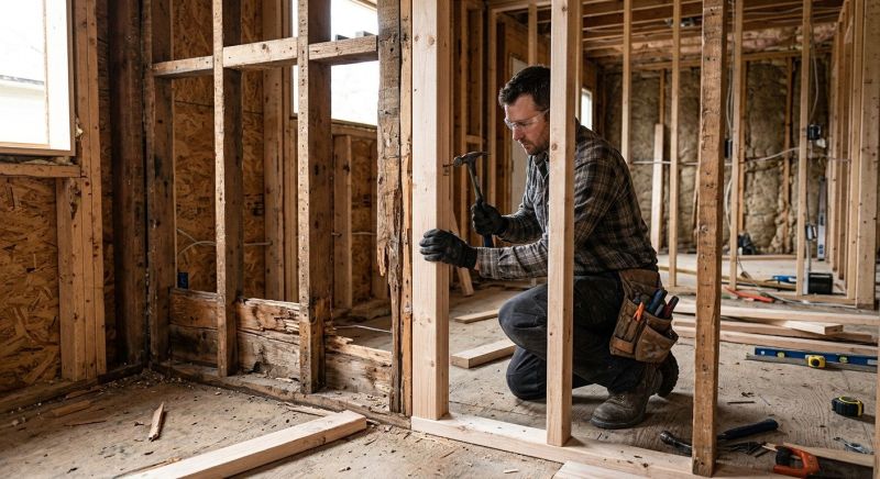 Damaged Framing Replacement in Kansas City, KS