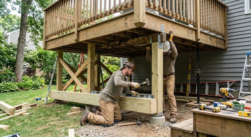 Deck Beam Repair in Redmond, WA