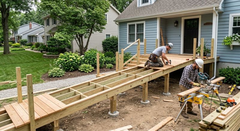 Entrance Ramp Installation in Wilmington, NC