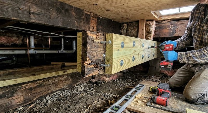 Foundation Joist Repair in Wilmington, NC