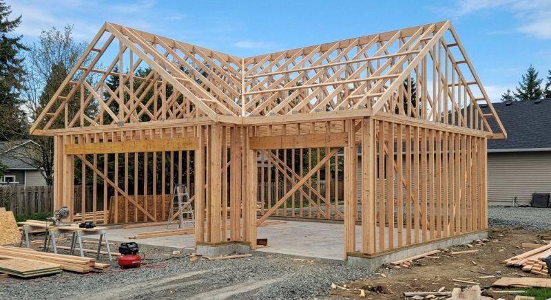 Gable Roof Framing in Kansas City, KS