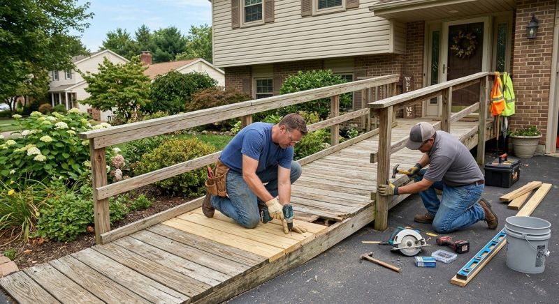Handicap Ramp Installation in Wilmington, NC