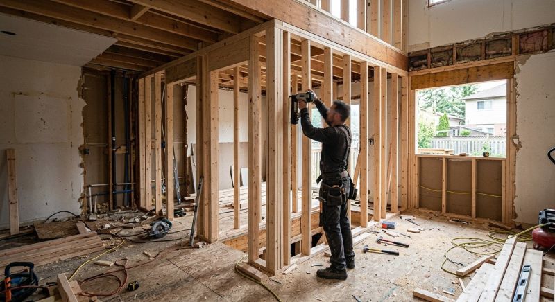 Home Remodeling Framing in Kansas City, KS