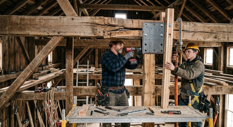 House Beam Repair in Wilmington, NC