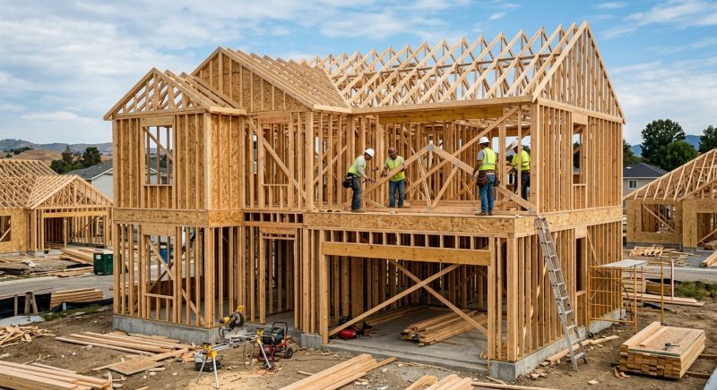 House Framing in Conroe, TX