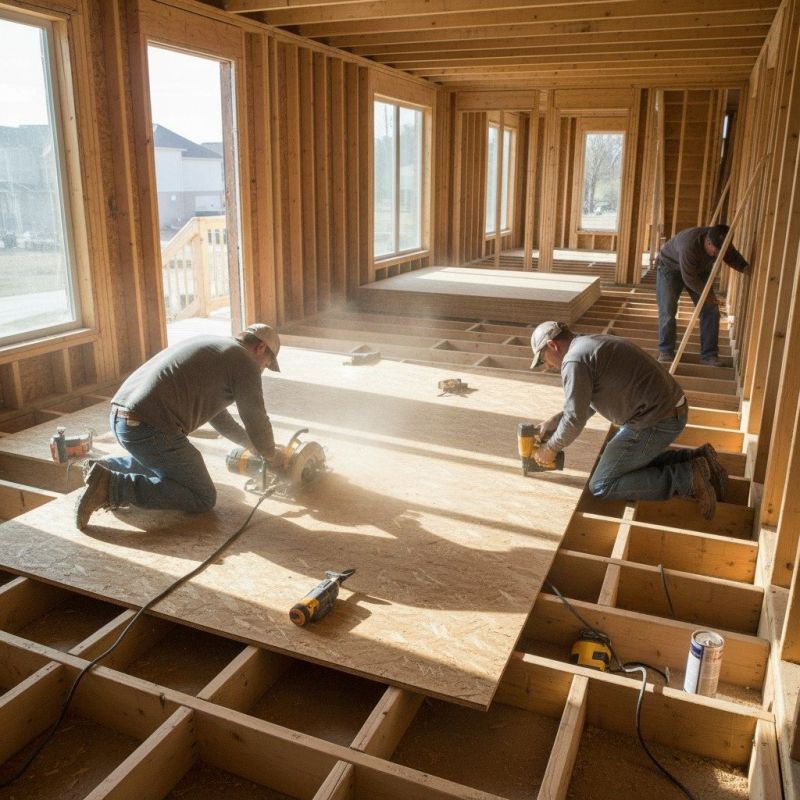 Plywood Flooring Installation in Conroe, TX