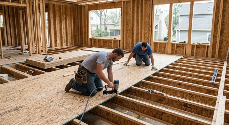 Plywood Flooring Installation in Kansas City, KS
