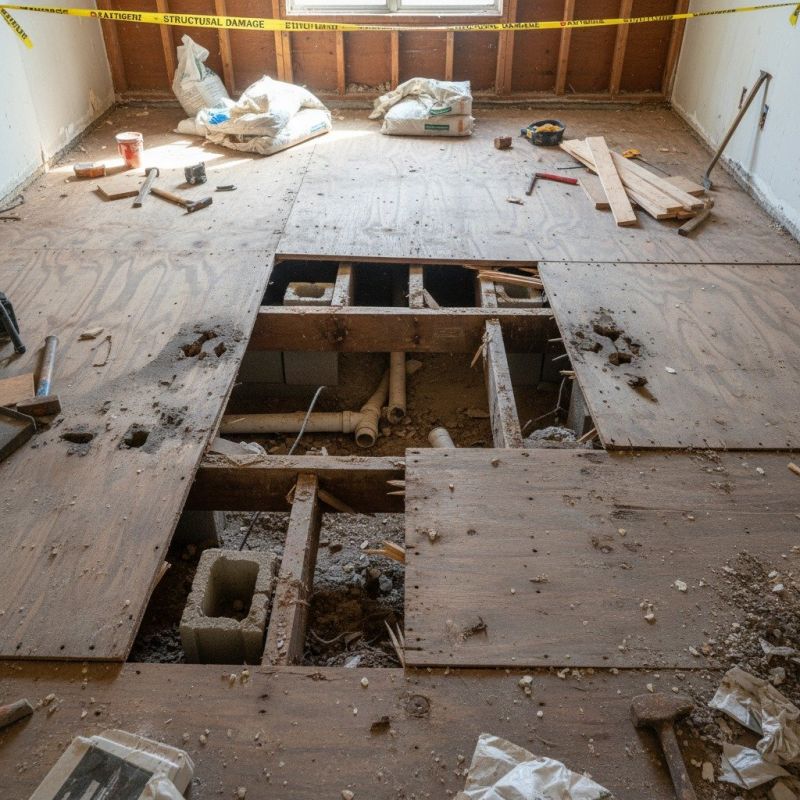 Plywood Subfloor Repair in Conroe, TX