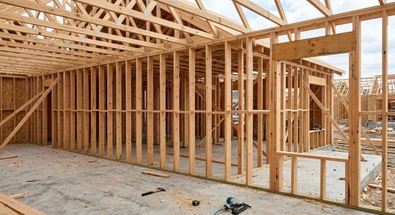 Stud Wall Installation in Conroe, TX