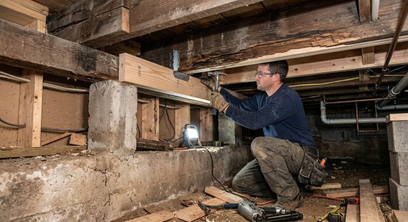 Subfloor Joist Replacement in Kansas City, KS