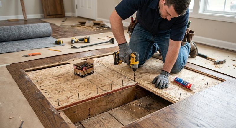 Subfloor Repair in Kansas City, KS