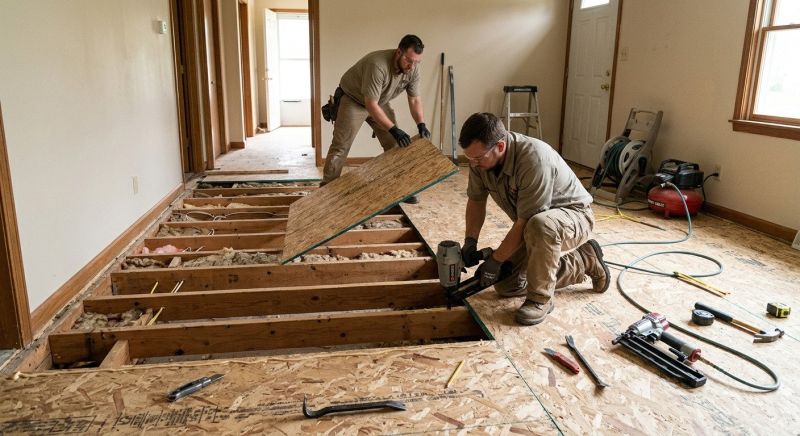 Subflooring Renovation in Wilmington, NC
