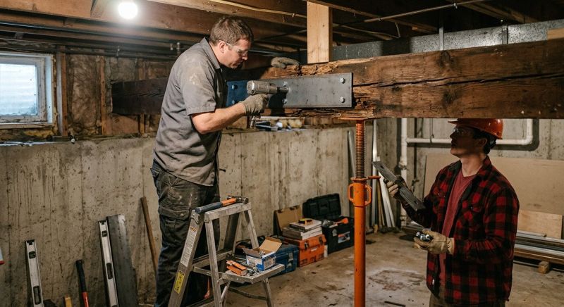 Support Beam Repair in Wilmington, NC