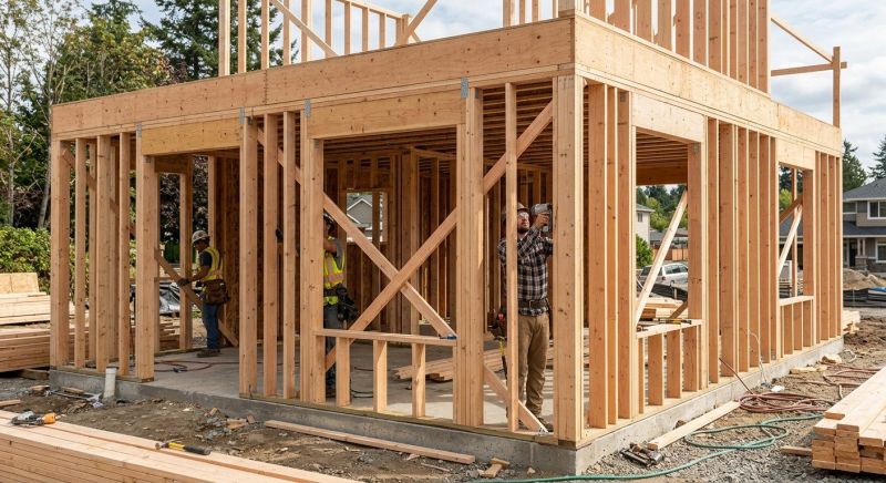 Timber Stud Framing in Conroe, TX