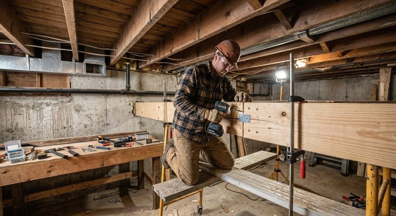Wood Beam Repair in Wilmington, NC